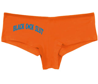 Black Cock Slut - Queen of Spades - Orange Boy Short
