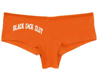 Black Cock Slut - Queen of Spades - Orange Boy Short