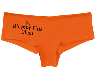Bless This Meal - Orange Boy Short