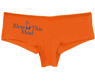 Bless This Meal - Orange Boy Short