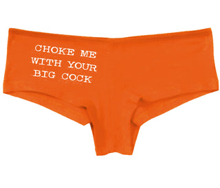 Choke Me With Your Big Cock - Orange Boy Short