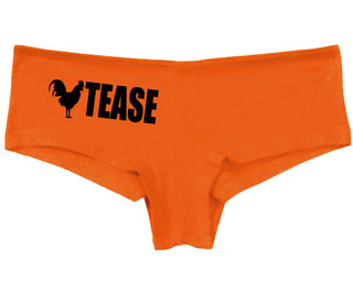 Cock Tease - Rooster - Orange Boy Short