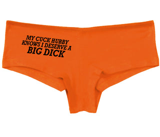 My Cuck Husband Knows I Deserve A Big Dick - Orange Boy Short