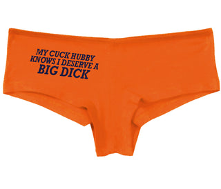 My Cuck Husband Knows I Deserve A Big Dick - Orange Boy Short