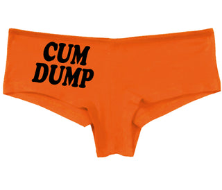 Cum Dump - Bold Design - Orange Boy Short