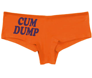 Cum Dump - Bold Design - Orange Boy Short