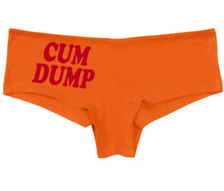 Cum Dump - Bold Design - Orange Boy Short