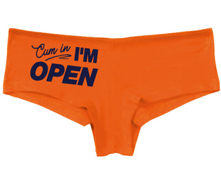 Cum In I'm Open - Orange Boy Short