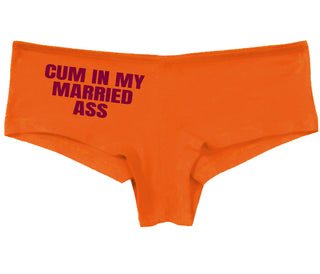 Cum In My Married Ass - Orange Boy Short