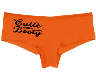 Cutie With a Booty - Orange Boy Short