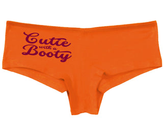 Cutie With a Booty - Orange Boy Short