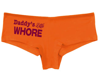 Daddys Little Whore - Orange Boy Short