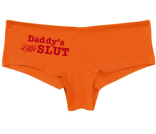 Daddys Little Slut - Orange Boy Short