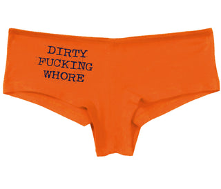 Dirty Fucking Whore - Orange Boy Short