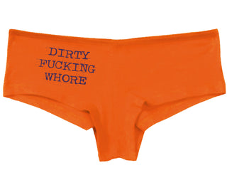 Dirty Fucking Whore - Orange Boy Short