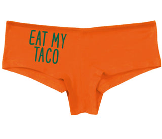 Eat My Taco - Taco Tuesday - Orange Boy Short