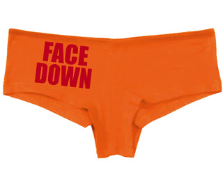 Face Down - Orange Boy Short