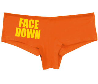 Face Down - Orange Boy Short