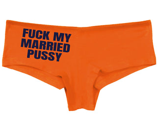 Fuck My Married Pussy - Orange Boy Short
