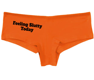 Feeling Slutty Today - Orange Boy Short