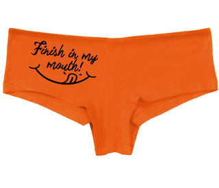 Finish In My Mouth - Orange Boy Short