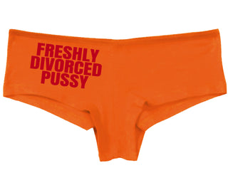 Freshly Divorced Pussy - Orange Boy Short