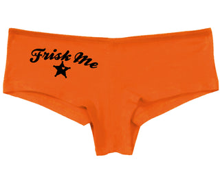 Frisk Me - Sherrif Badge - Orange Boy Short