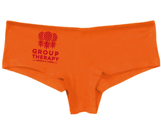 Group Therapy - Sharing Is Caring - Orange Boy Short