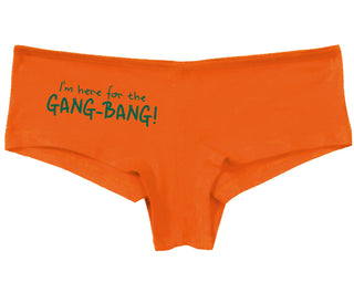 Here for the Gang Bang - Orange Boy Short