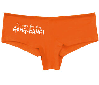 Here for the Gang Bang - Orange Boy Short