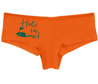 Hole In One - Suggestive Golf - Orange Boy Short