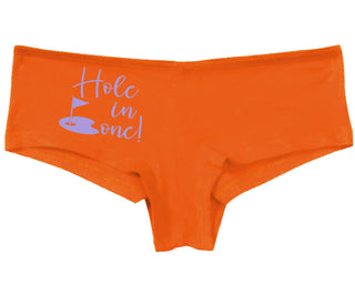 Hole In One - Suggestive Golf - Orange Boy Short