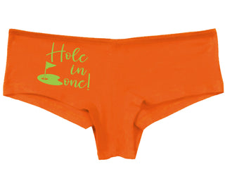 Hole In One - Suggestive Golf - Orange Boy Short