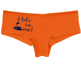 Hole In One - Suggestive Golf - Orange Boy Short