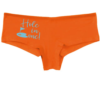 Hole In One - Suggestive Golf - Orange Boy Short