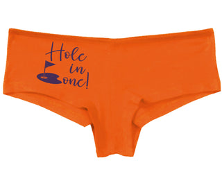 Hole In One - Suggestive Golf - Orange Boy Short