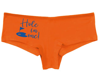 Hole In One - Suggestive Golf - Orange Boy Short