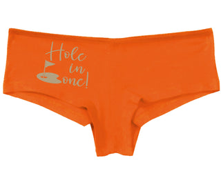Hole In One - Suggestive Golf - Orange Boy Short