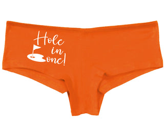 Hole In One - Suggestive Golf - Orange Boy Short