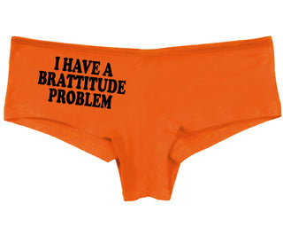I Have A Brattitude Problem - Orange Boy Short