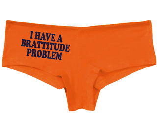 I Have A Brattitude Problem - Orange Boy Short