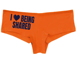 I Love Being Shared - Orange Boy Short