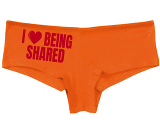 I Love Being Shared - Orange Boy Short