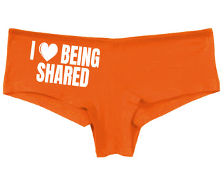 I Love Being Shared - Orange Boy Short