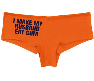 i Make My Husband Eat Cum - Orange Boy Short