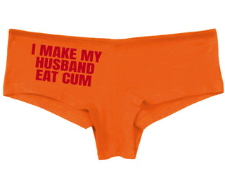 i Make My Husband Eat Cum - Orange Boy Short
