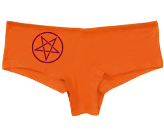Inverted Pentagram - Orange Boy Short