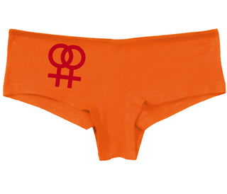 Lesbian Sign - Orange Boy Short