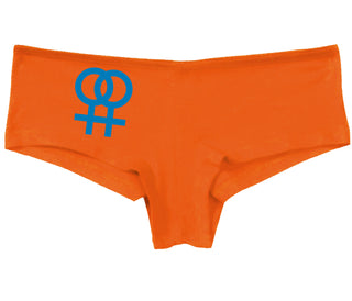 Lesbian Sign - Orange Boy Short