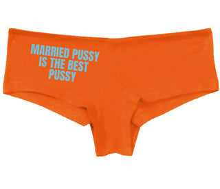 Married Pussy Is The Best Pussy - Orange Boy Short